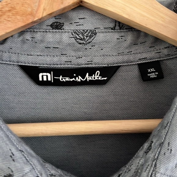 TRAVIS MATHEW MEN’S Desert Print Polo Shirt XXL Pima Cotton - Picture 4 of 10